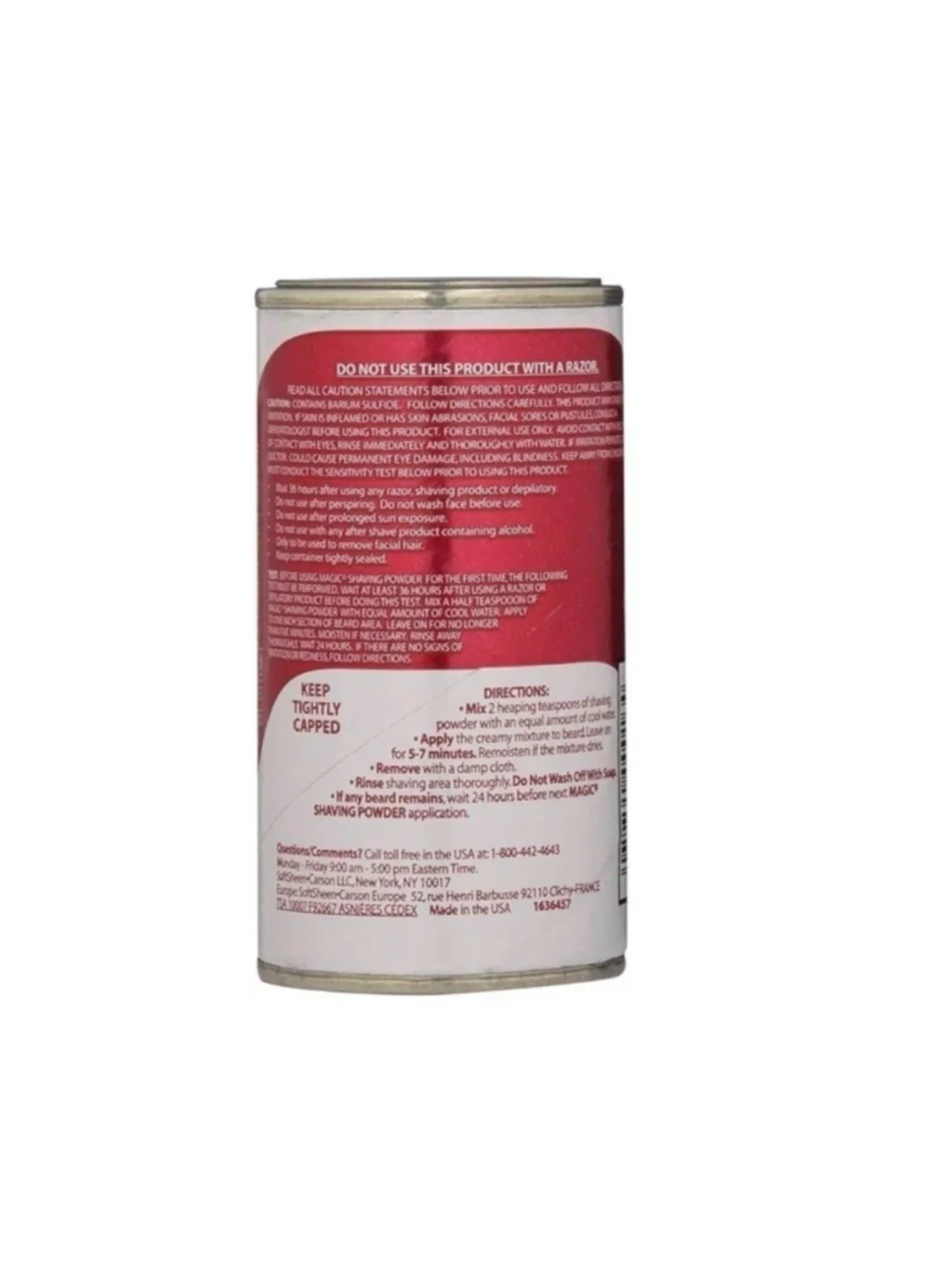 2 Magic Shaving Powder Extra Strength Shave Soft Sheen Carson 5oz DISCONTINUED